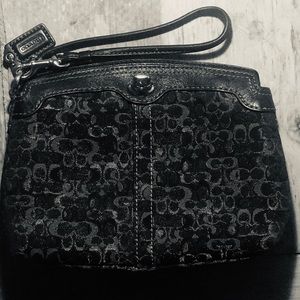 Coach Black Clutch Bag